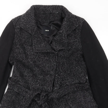 Womens UK Size 10 ASOS Grey Overcoat