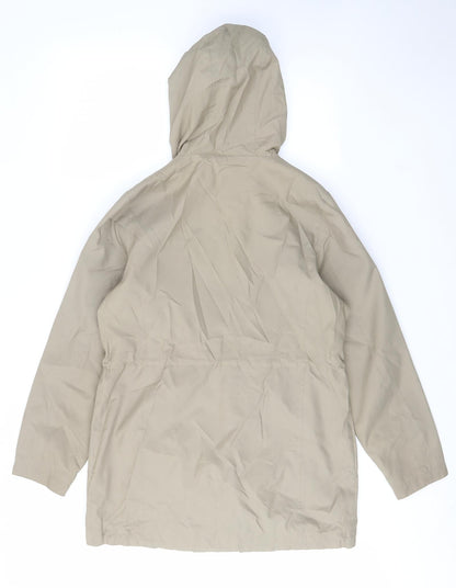 Maine Womens Green Jacket Size 12 Zip - Zip Pocket, Logo, Embroided