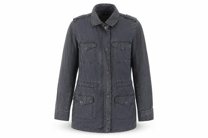 Womens UK Size 12 Oasis Blue Military Jacket