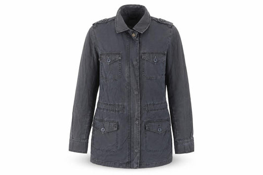 Womens UK Size 12 Oasis Blue Military Jacket