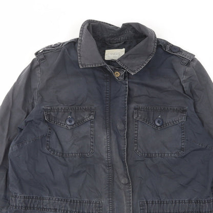 Womens UK Size 12 Oasis Blue Military Jacket