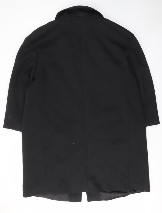 Womens UK Size 18 ASOS Black Overcoat