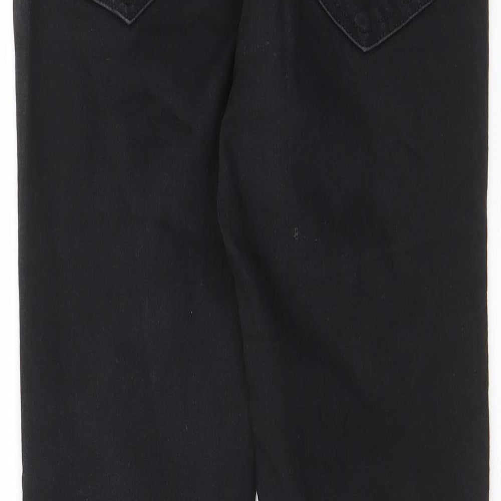 Gap Womens Black Cotton Skinny Jeans Size 10 L27 in Regular Zip - Pockets, Belt Loops