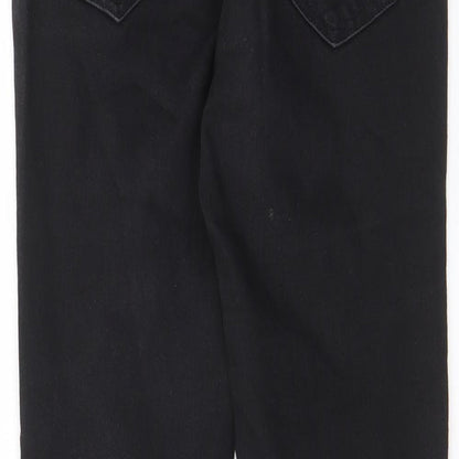 Gap Womens Black Cotton Skinny Jeans Size 10 L27 in Regular Zip - Pockets, Belt Loops