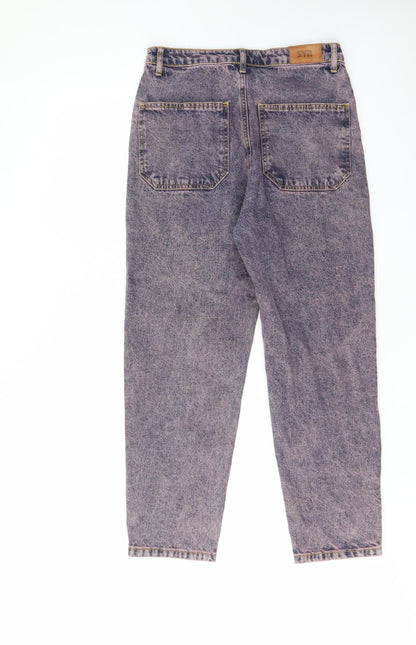 Womens UK Size 10 Stradivarius Regular Fit Straight Blue Jeans