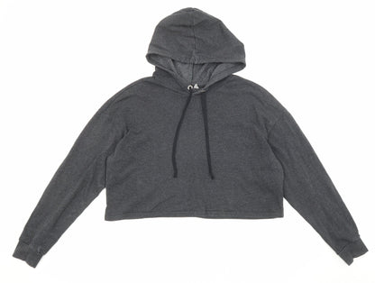 Womens UK Size L Divided by H&M Grey Pullover Hoodie