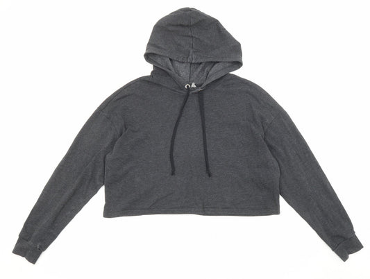 Womens UK Size L Divided by H&M Grey Pullover Hoodie