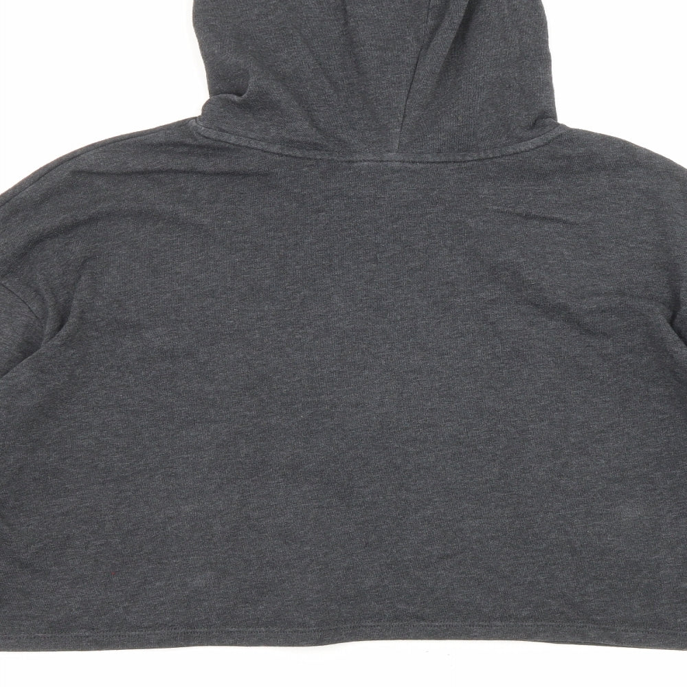 Womens UK Size L Divided by H&M Grey Pullover Hoodie