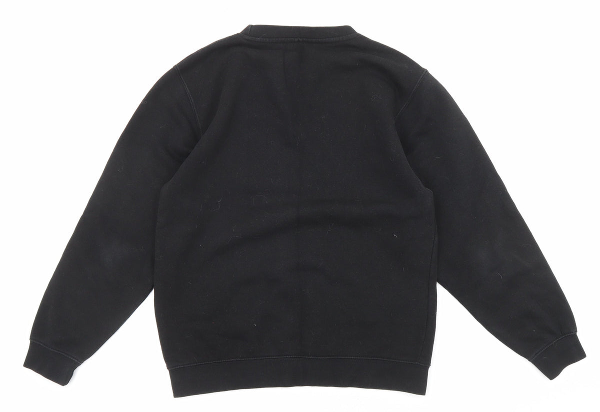 TW Seven Womens Black Cotton Pullover Sweatshirt Size XS Pullover