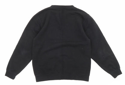 TW Seven Womens Black Cotton Pullover Sweatshirt Size XS Pullover