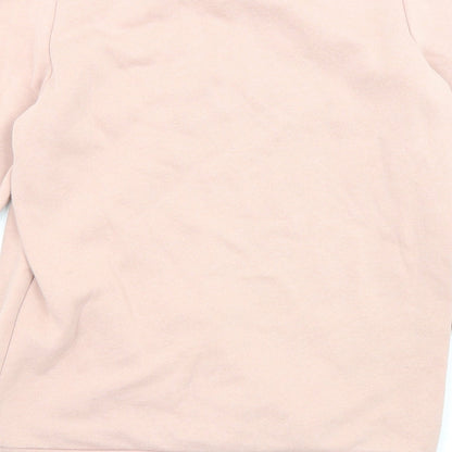 VERO MODA Womens Pink Polyester Pullover Sweatshirt Size S Pullover - Pearls