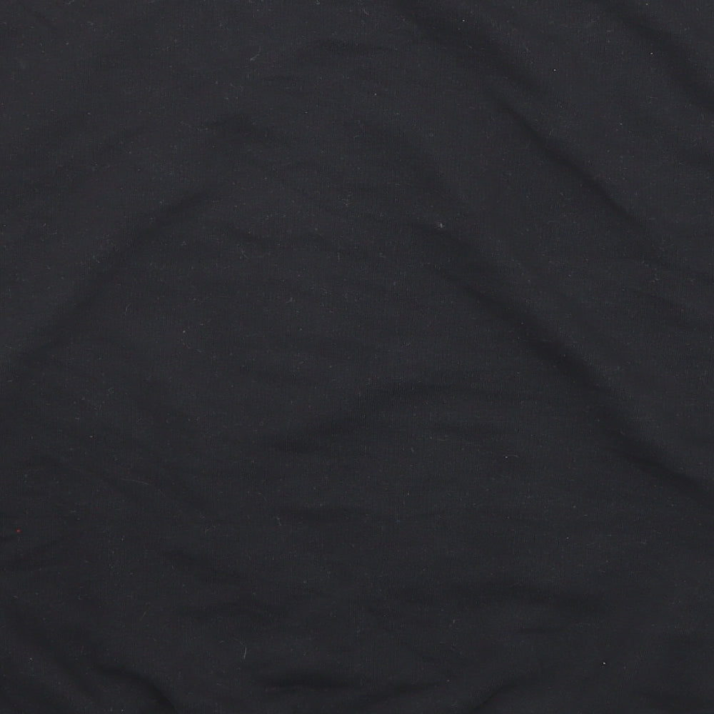 H&M Womens Black Cotton Pullover Sweatshirt Size M Pullover