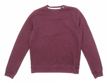 Womens UK Size S GANT Purple Pullover Sweatshirt