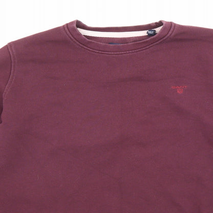 Womens UK Size S GANT Purple Pullover Sweatshirt