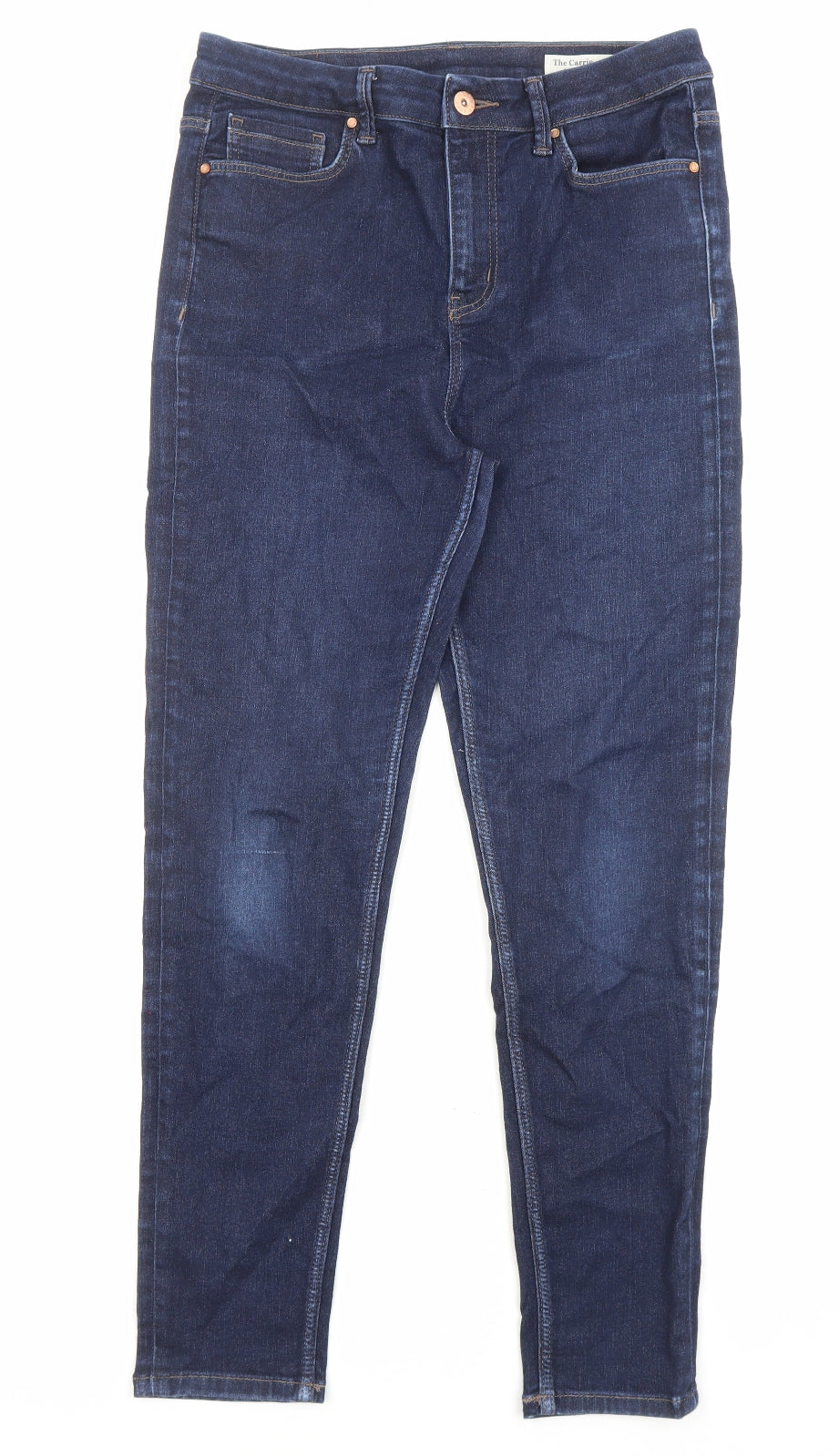 Womens UK Size 12 Marks and Spencer Regular Fit Skinny Blue Jeans