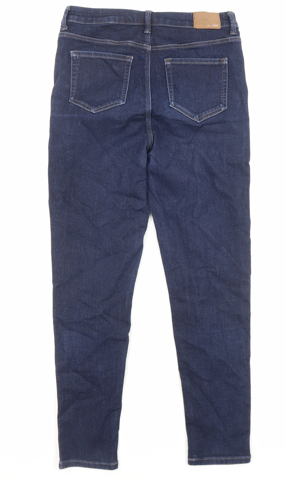 Womens UK Size 12 Marks and Spencer Regular Fit Skinny Blue Jeans