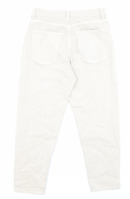 Womens UK Size 10 Marks and Spencer Regular Fit Chino Beige Trousers
