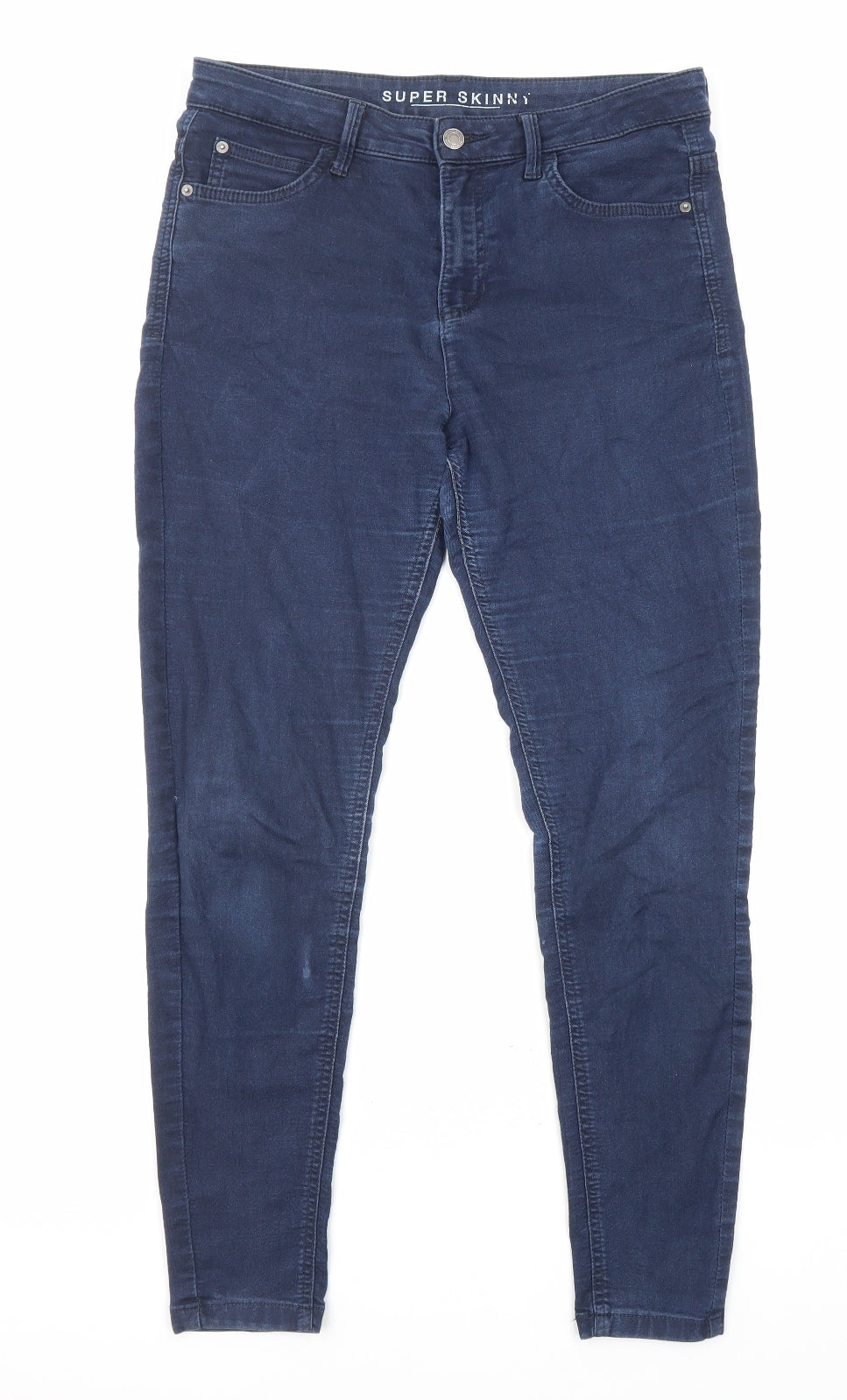 Womens UK Size 12 Marks and Spencer Regular Fit Skinny Blue Jeans