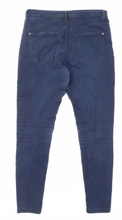 Womens UK Size 12 Marks and Spencer Regular Fit Skinny Blue Jeans