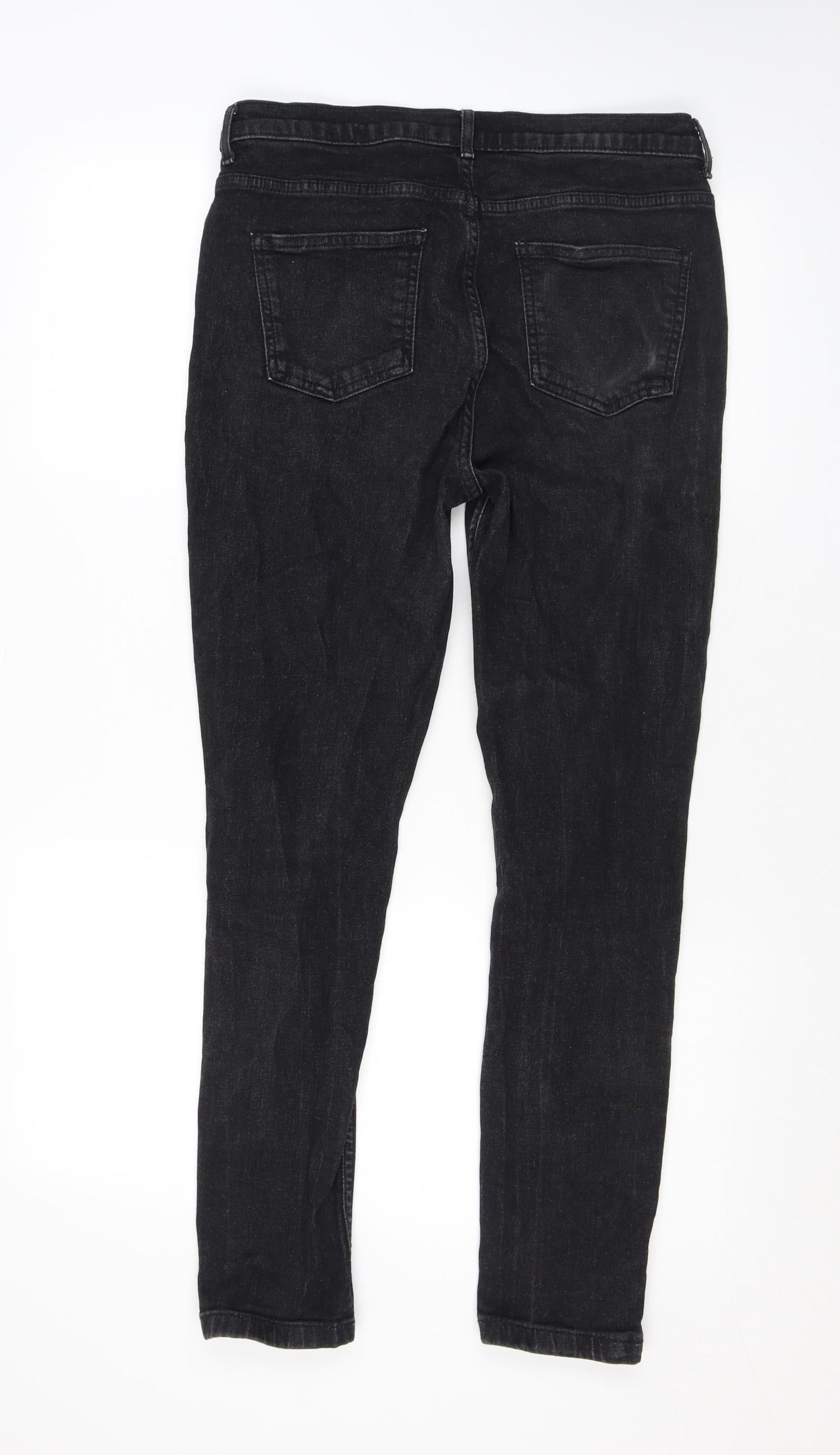 Womens UK Size 12 Marks and Spencer Regular Fit Skinny Black Jeans