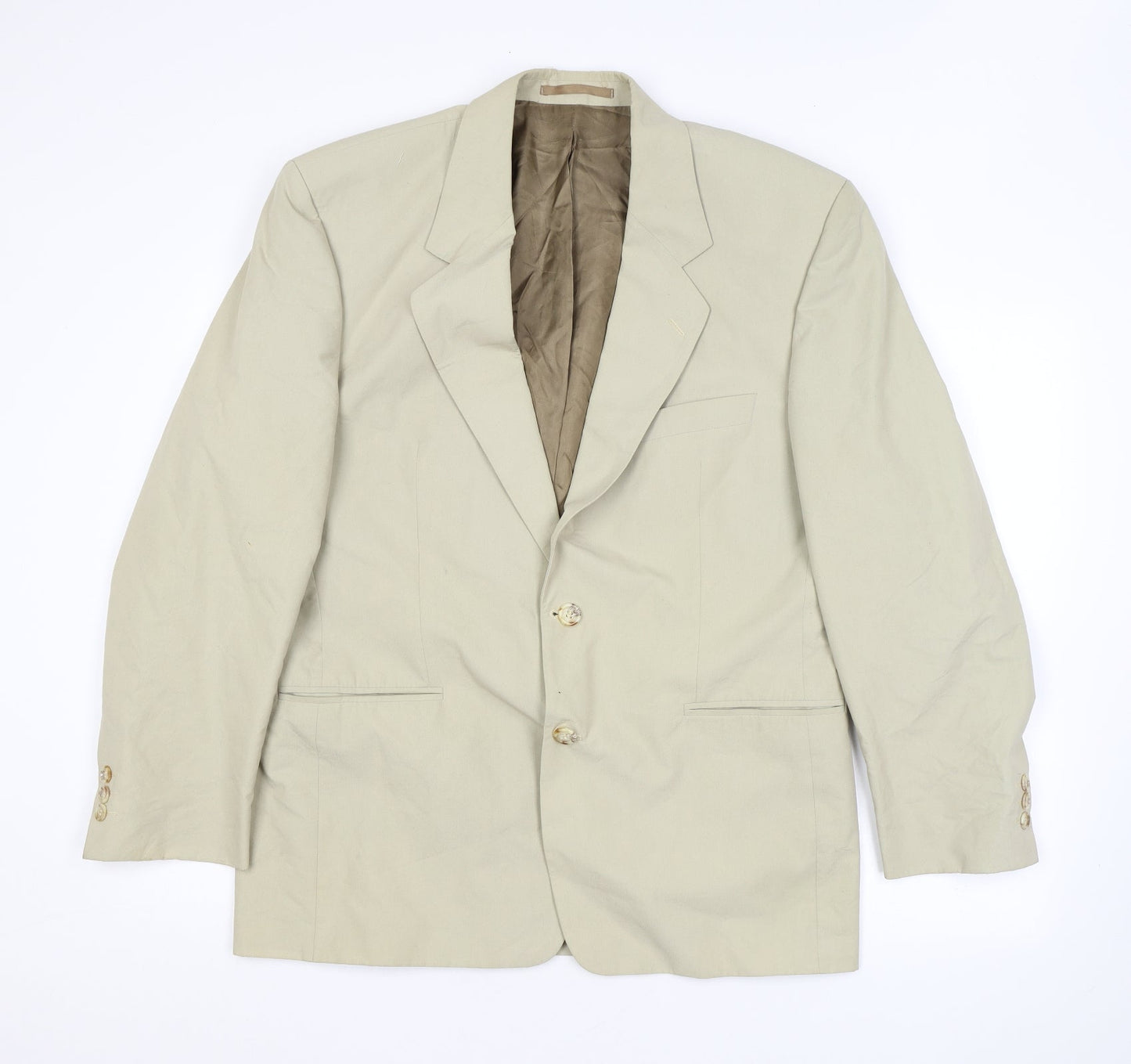 Mens UK Size 40 Principles Regular Beige Suit Jacket