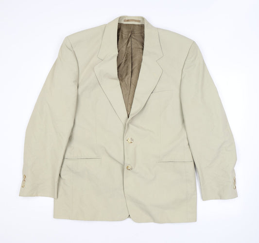 Mens UK Size 40 Principles Regular Beige Suit Jacket