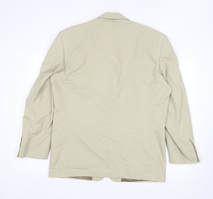 Mens UK Size 40 Principles Regular Beige Suit Jacket