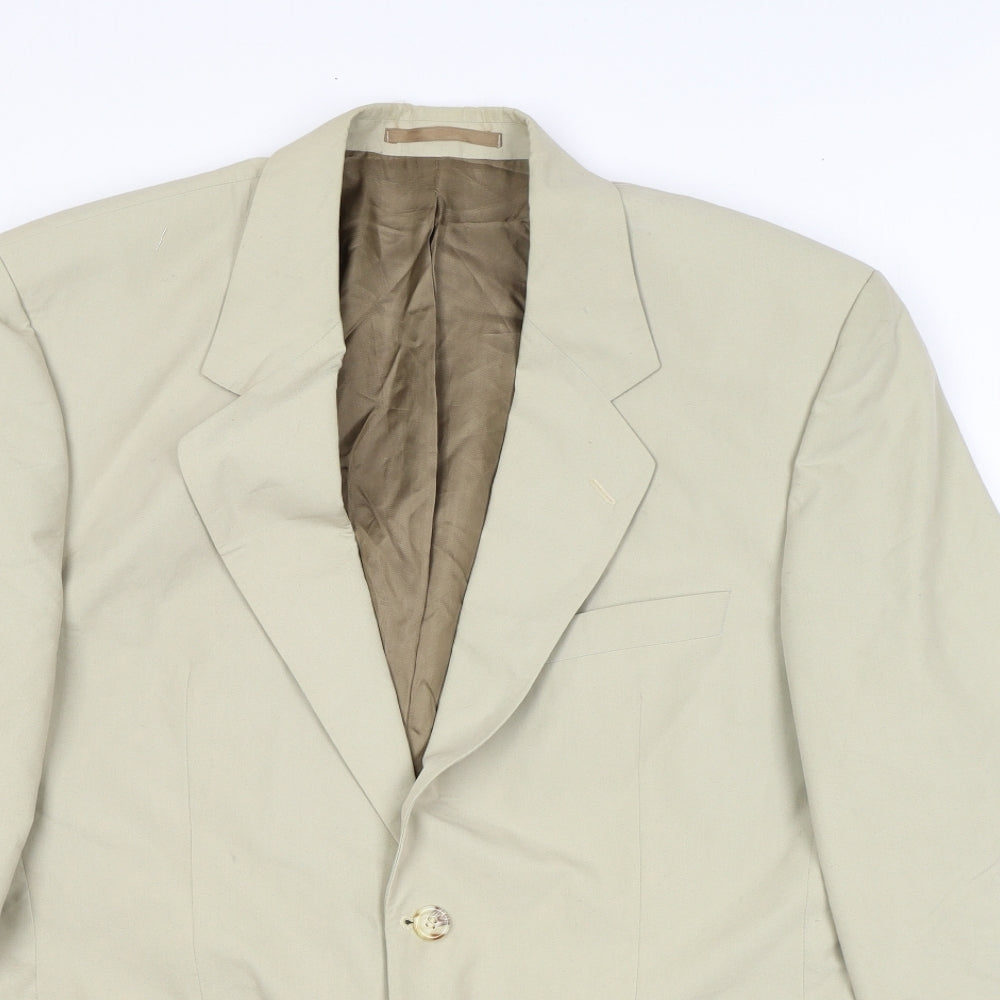 Mens UK Size 40 Principles Regular Beige Suit Jacket