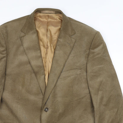 Mens UK Size 42 Marks and Spencer Regular Brown Suit Jacket