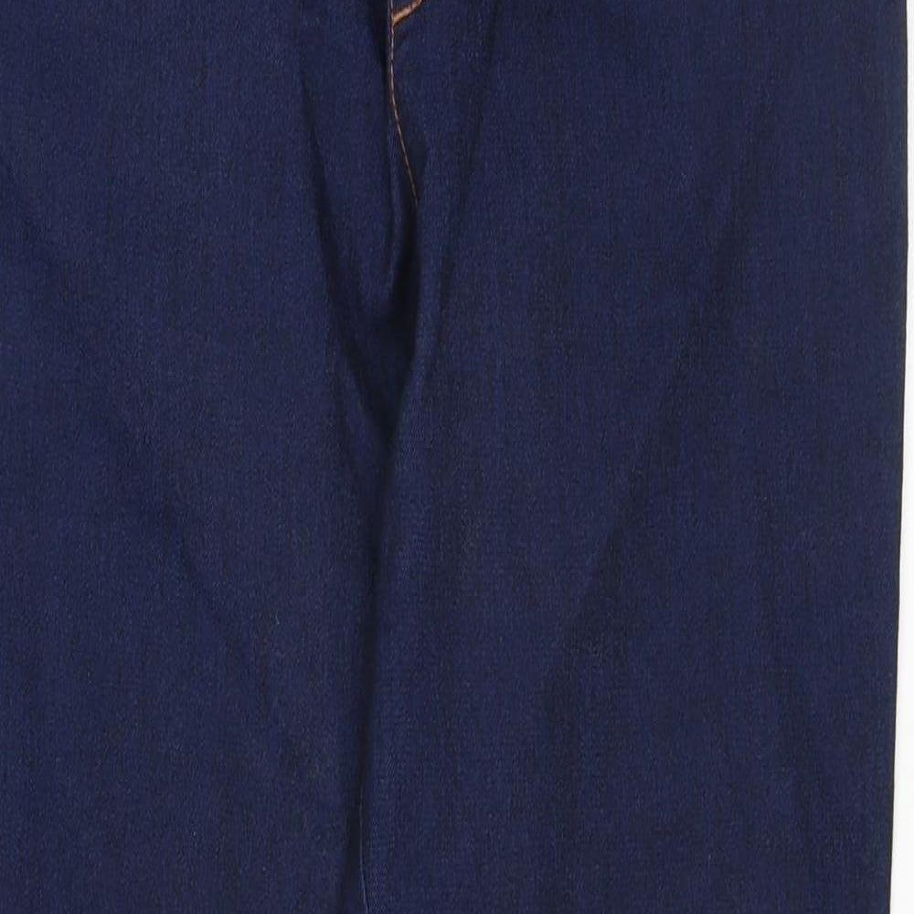 Denim & Co. Womens Blue Cotton Jegging Jeans Size 14 L28 in Regular