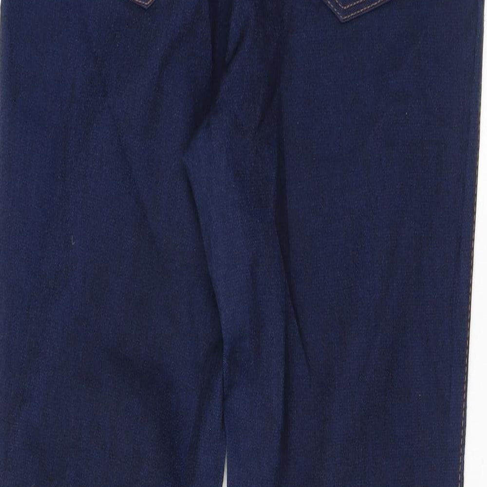 Denim & Co. Womens Blue Cotton Jegging Jeans Size 14 L28 in Regular