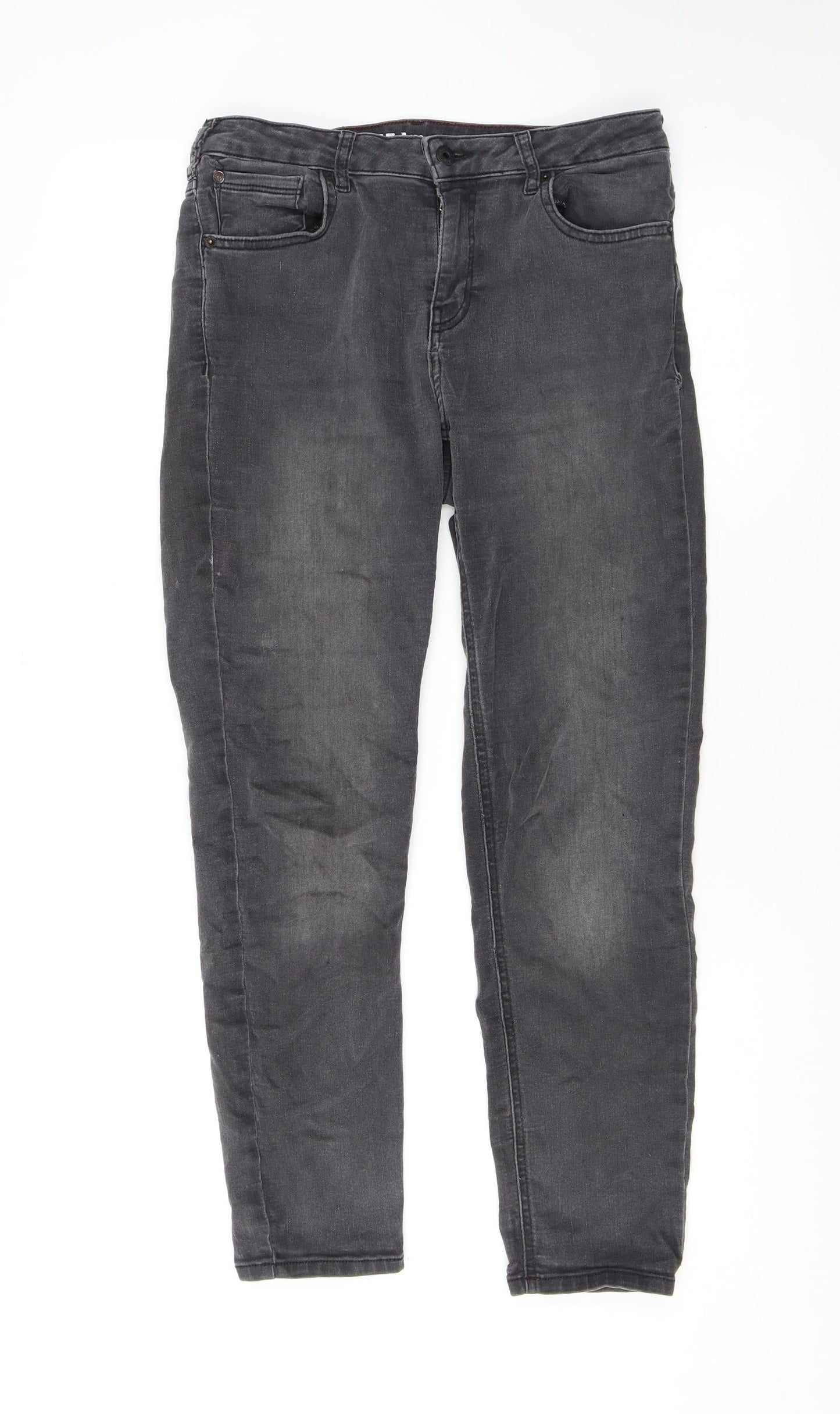 Womens UK Size 29 in Jack Wills Regular Fit Skinny Grey Jeans
