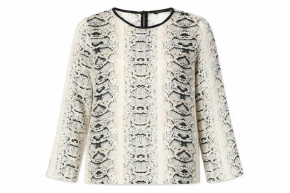 Womens UK Size L Zara Beige Basic Blouse
