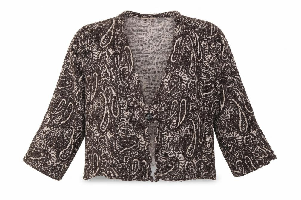 Womens UK Size M Adini Brown Cardigan Jumper