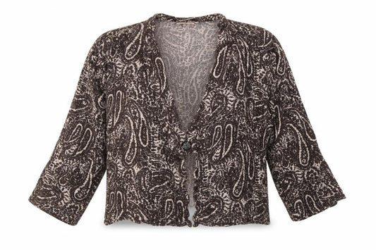 Womens UK Size M Adini Brown Cardigan Jumper
