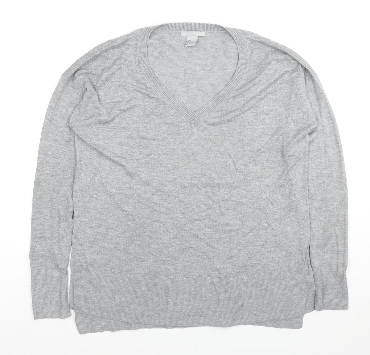 Womens UK Size S H&M Grey Pullover Jumper