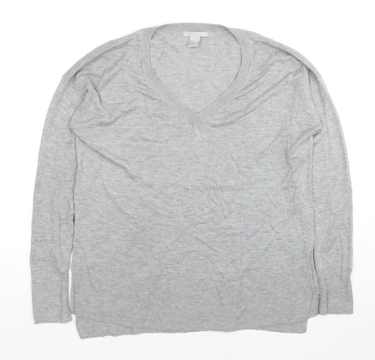 Womens UK Size S H&M Grey Pullover Jumper