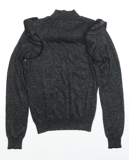 Womens UK Size 8 Marks and Spencer Black Pullover Jumper