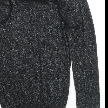 Womens UK Size 8 Marks and Spencer Black Pullover Jumper