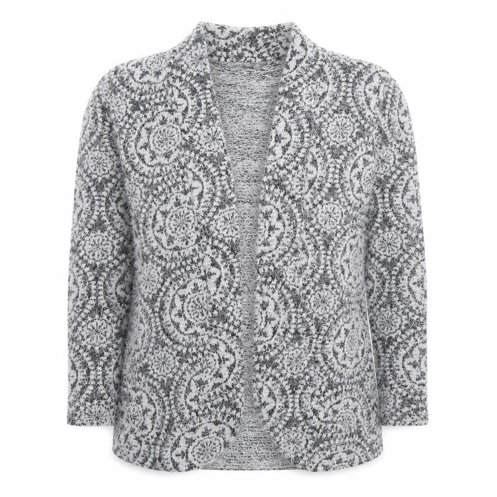 Womens UK Size 16 Betty Barclay Grey Cardigan Jumper