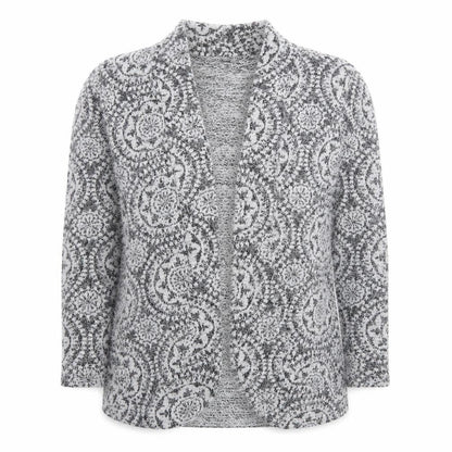 Womens UK Size 16 Betty Barclay Grey Cardigan Jumper