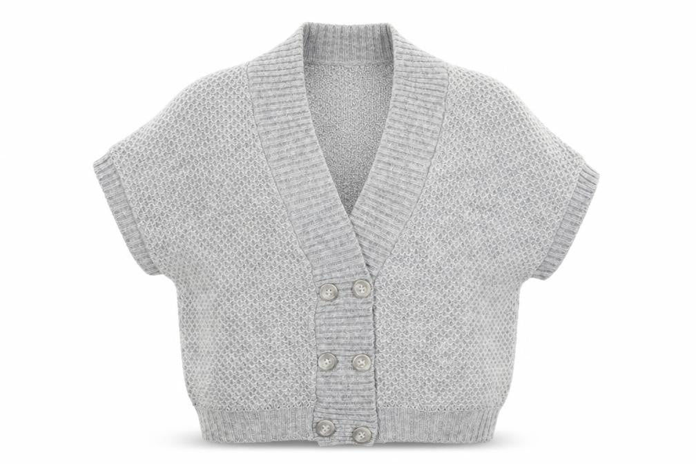 Womens UK Size M Wallis Grey Cardigan Jumper