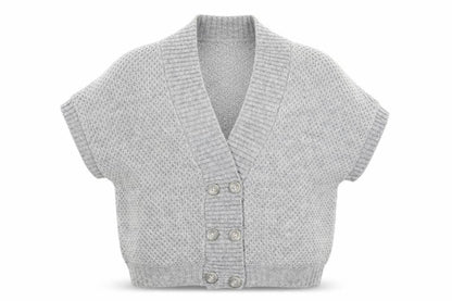Womens UK Size M Wallis Grey Cardigan Jumper