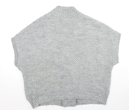 Womens UK Size M Wallis Grey Cardigan Jumper