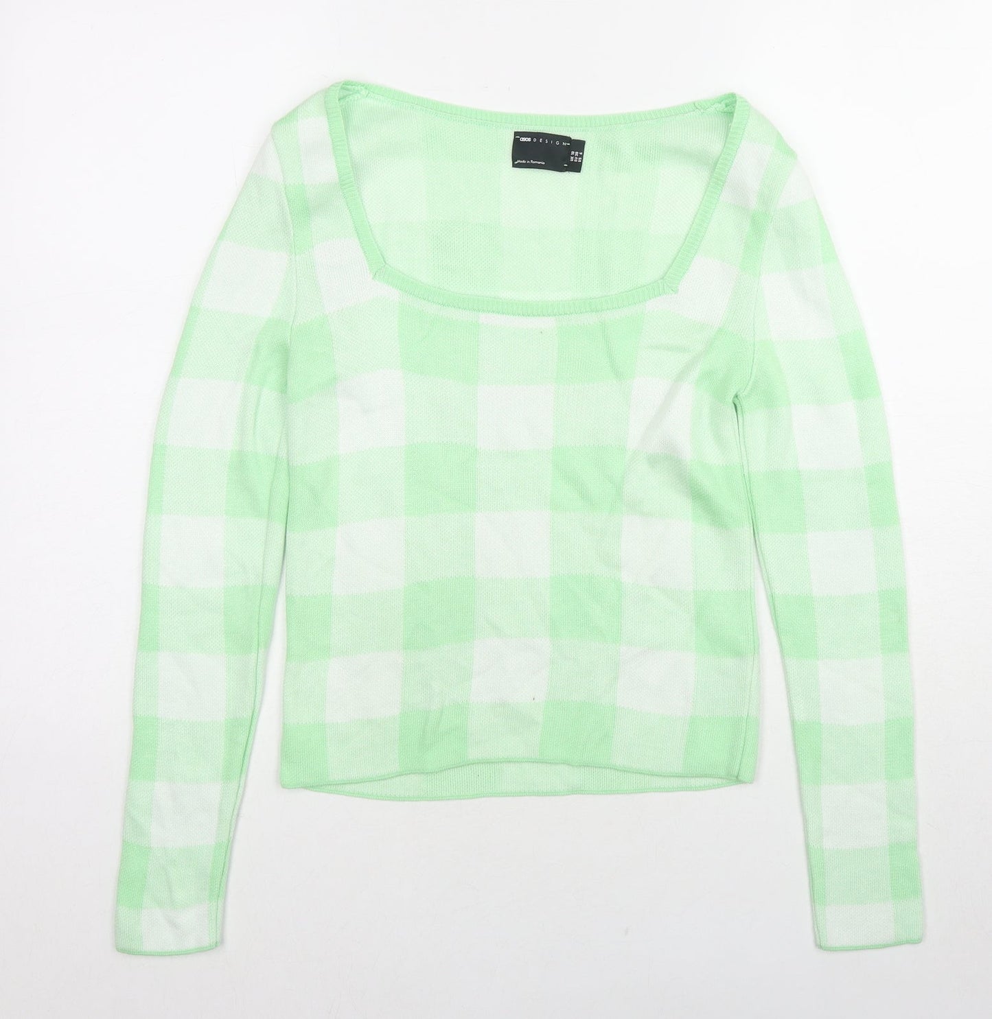Womens UK Size 8 ASOS Green Pullover Jumper
