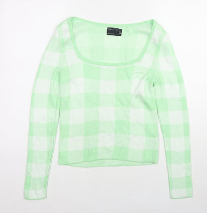 Womens UK Size 8 ASOS Green Pullover Jumper