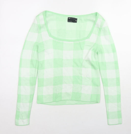 Womens UK Size 8 ASOS Green Pullover Jumper