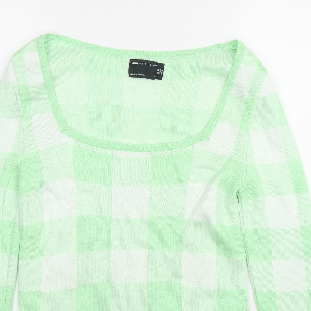 Womens UK Size 8 ASOS Green Pullover Jumper