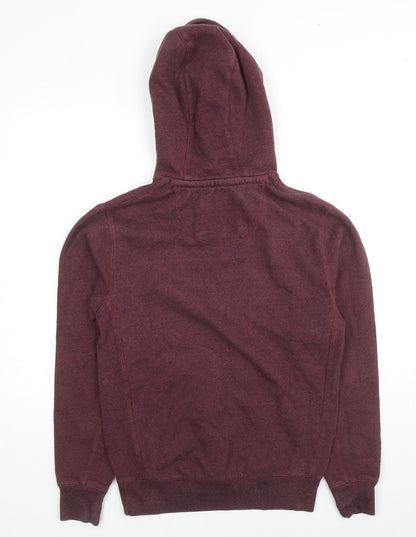 Mens UK Size XS Jack Wills Red Pullover Hoodie