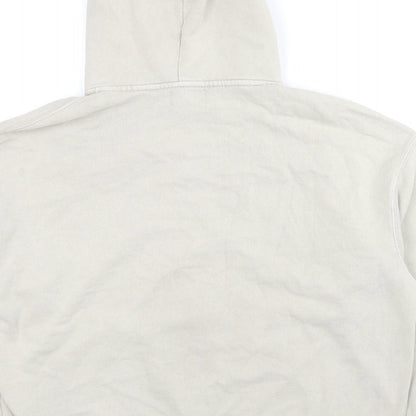 Mens UK Size M Pull&Bear Beige Full Zip Hoodie